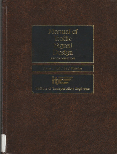 Manual of traffic signal design