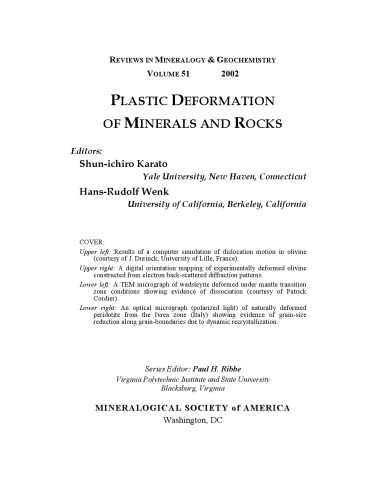 Plastic Deformation of Minerals and Rocks