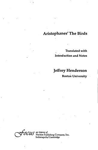 Aristophanes: The Birds