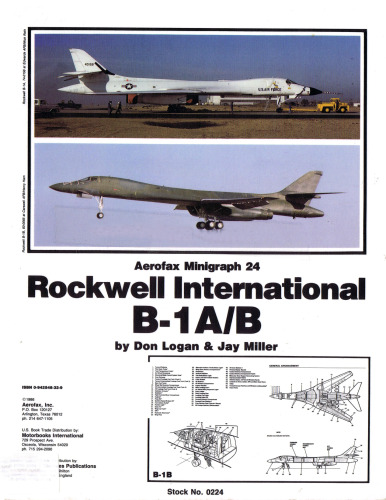 Rockwell International B-1A/B Aerofax Minigraph 24
