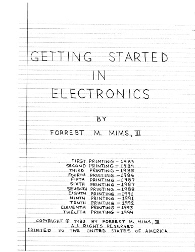Getting started in electronics
