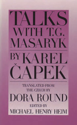 Talks with T. G. Masaryk