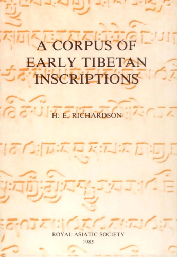 A Corpus of Early Tibetan Inscriptions