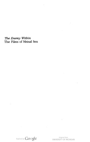 The Enemy Within: The Films of Mrinal Sen