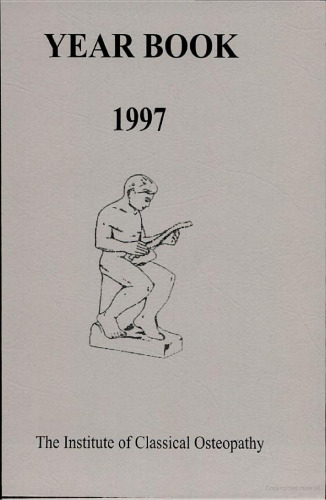 Institute of Classical Osteopathy Year Book 1997
