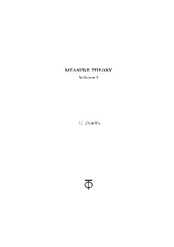 Measure Theory: The Irreducible Minimum