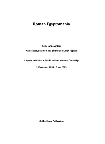 Roman Egyptomania