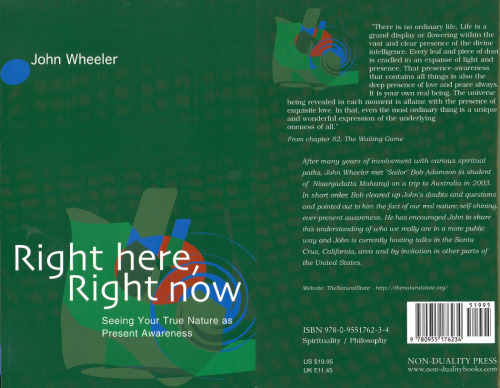 Right Here, Right Now: Seeing Your True Nature as Present Awareness