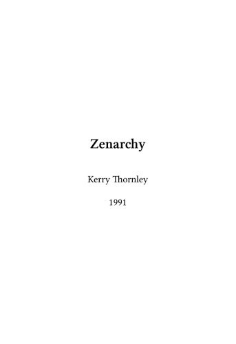 Zenarchy