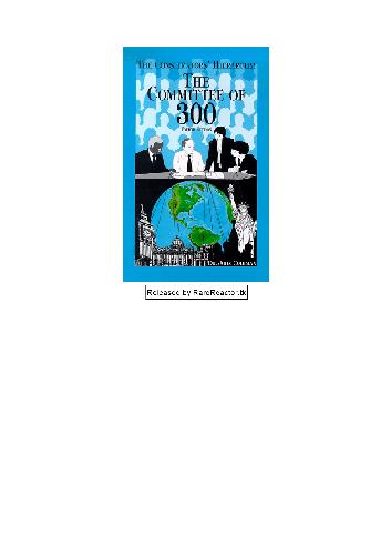 The Conspirators' Hierarchy - The Committee of 300