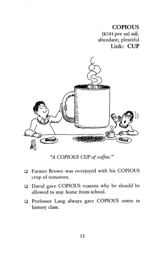 Vocabulary Cartoons II: SAT Word Power