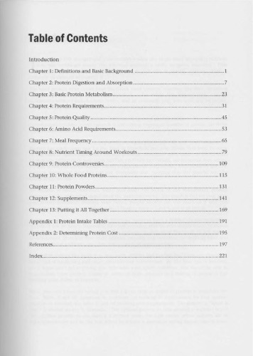 The Protein Book: A Complete Guide for the Athlete and Coach