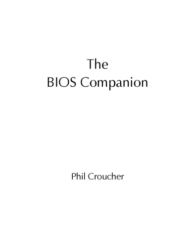 The BIOS companion