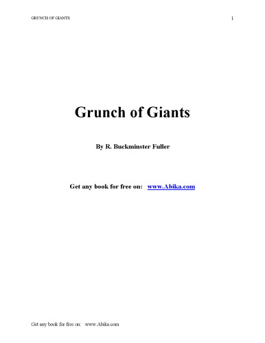 Grunch of Giants