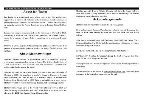 The Poker Mindset: Essential Attitudes for Poker Success