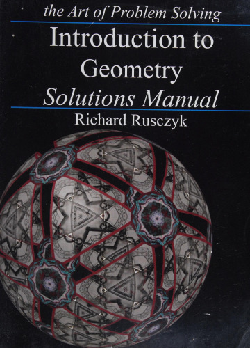 Art of Problem Solving, Introduction to Geometry Solutions Manual