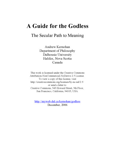 A Guide for the Godless: The Secular Path to Meaning
