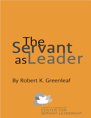 The Servant as Leader