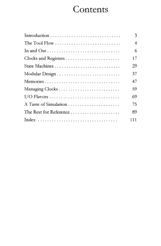 Verilog by Example: A Concise Introduction for FPGA Design