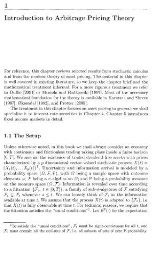 Interest Rate Modeling. Volume 1: Foundations and Vanilla Models