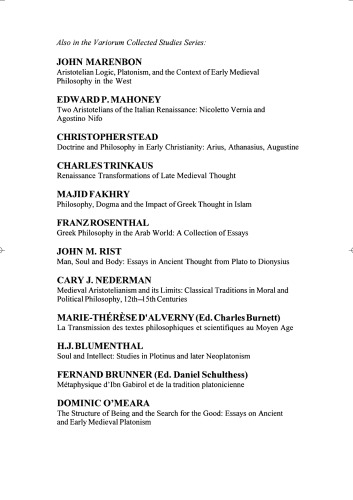 Greek Philosophers in the Arabic Tradition