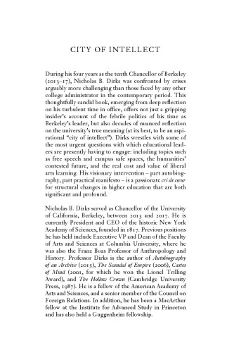 City of Intellect: The Uses and Abuses of the University
