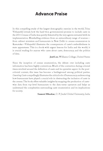 Counting Caste: Census Politics, Bureaucratic Deflection, and Brahmanical Power in India