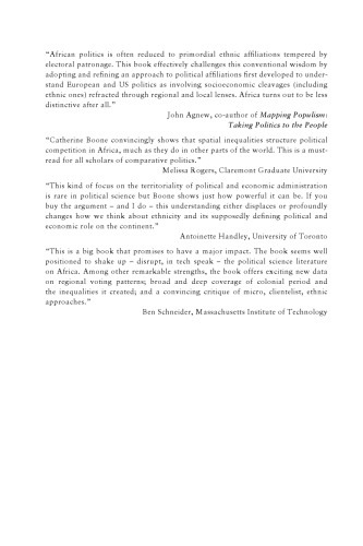 Inequality and Political Cleavage in Africa: Regionalism by Design (Cambridge Studies in Comparative Politics)