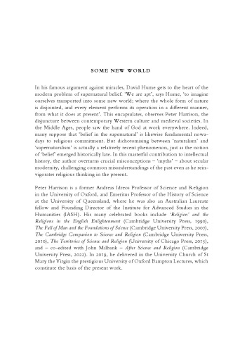 Some New World: Myths of Supernatural Belief in a Secular Age
