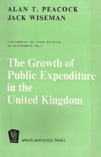The Growth of Public Expenditure in the United Kingdom
