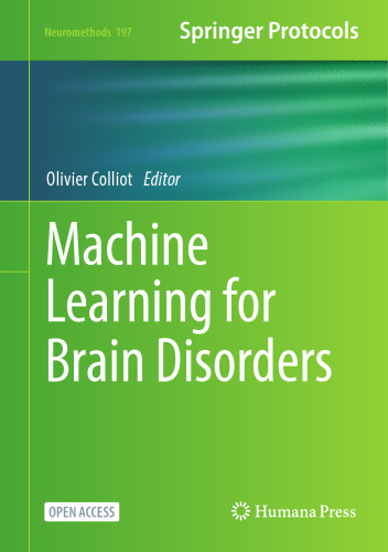 Machine Learning for Brain Disorders (Neuromethods, 197)