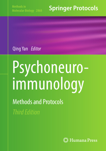 Psychoneuroimmunology: Methods and Protocols (Methods in Molecular Biology, 2868)