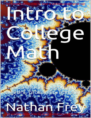 Intro To College Math Basic Arithmetic Geometry Algebra Probability And Stats