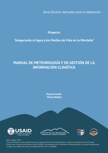 Manual de Meteorologia y de Gestion de la Informacion Climatica