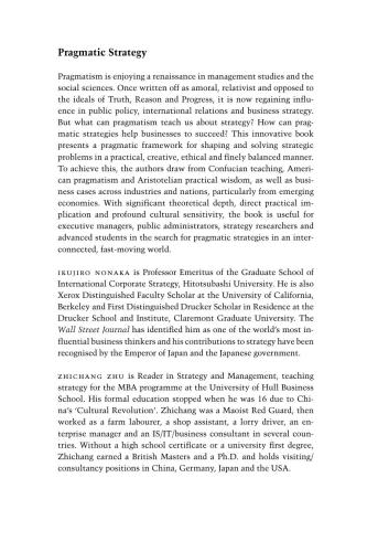 Pragmatic Strategy: Eastern Wisdom, Global Success
