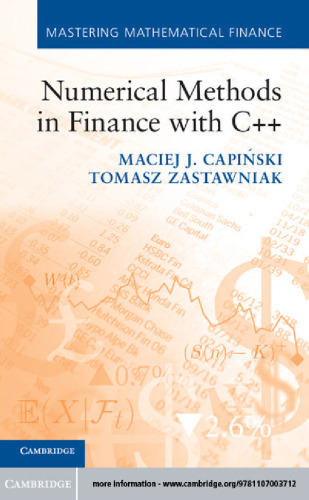 Numerical Methods in Finance with C++