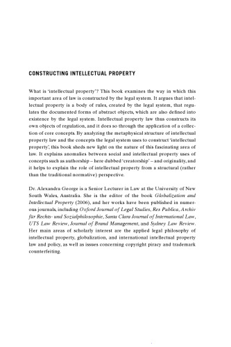Constructing Intellectual Property