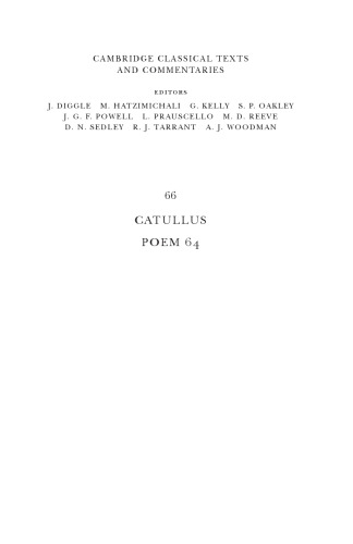 Catullus: Poem 64