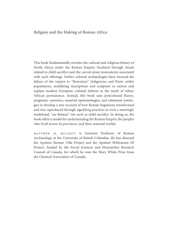 Religion and the Making of Roman Africa: Votive Stelae, Traditions, and Empire