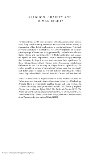 Religion, Charity and Human Rights