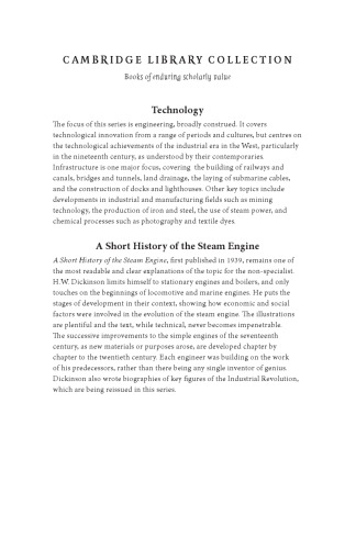 A Short History of the Steam Engine