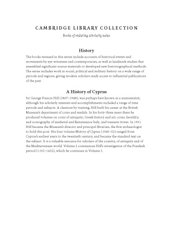 A History of Cyprus, Vol. 2