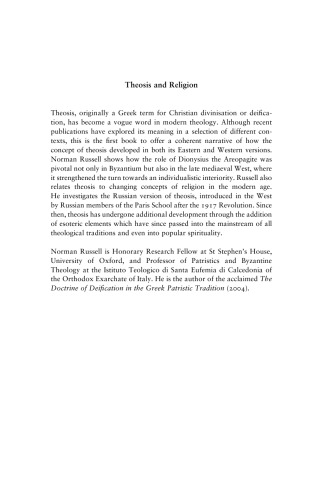 Theosis and Religion (Cambridge Studies in Religion, Philosophy, and Society)