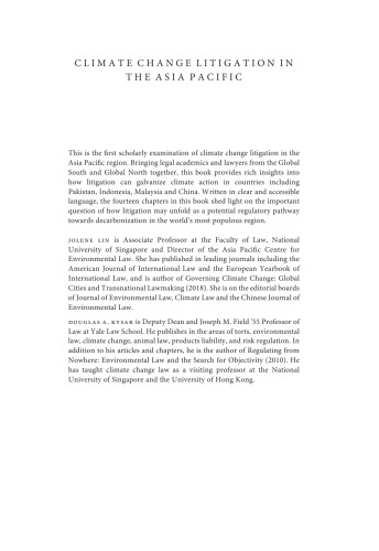 Climate Change Litigation in the Asia Pacific