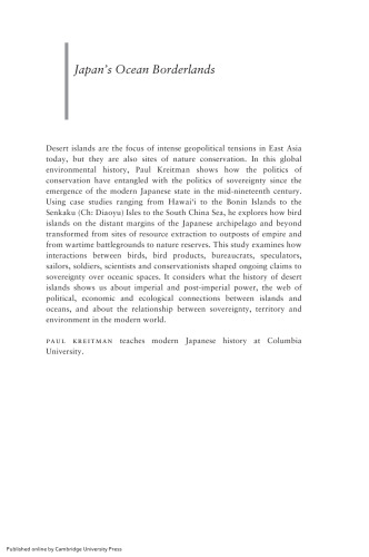 Japan's Ocean Borderlands: Nature and Sovereignty