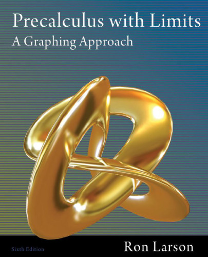 Precalculus with Limits: A Graphing Approach