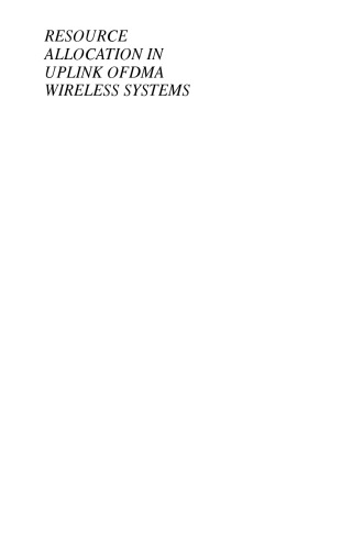 Resource Allocation in Uplink OFDMA Wireless Systems: Optimal Solutions and Practical Implementations