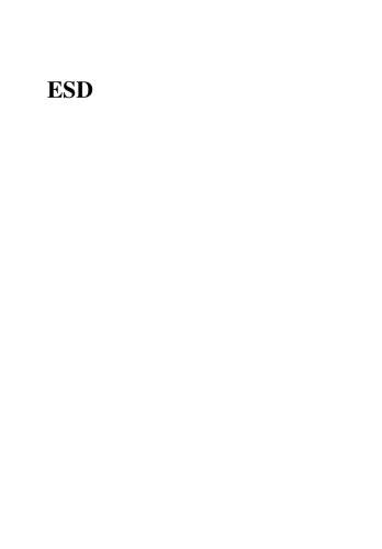 ESD: Circuits and Devices