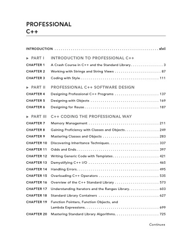 Professional C++