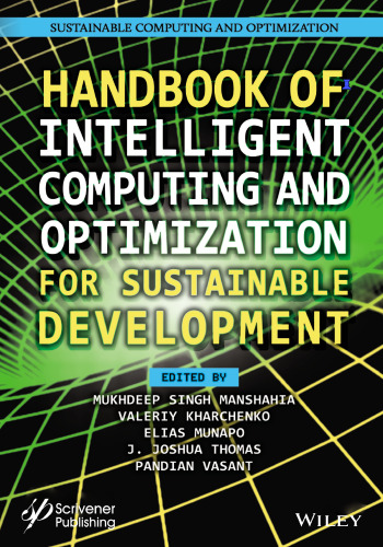 Handbook of Intelligent Computing and Optimization for Sustainable Development